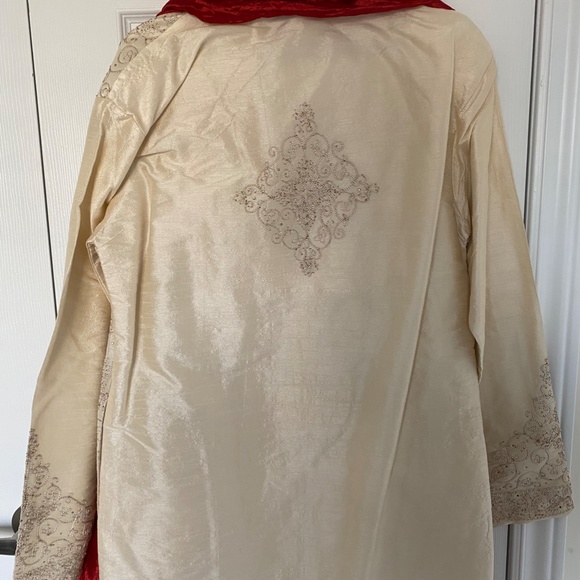 Men's Kurta Top, bottom and shawl - Picture 4 of 6